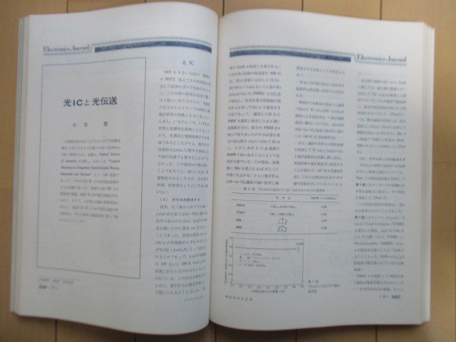 電子雑誌 エレクトロニクス　1972年8月号　オーム社　/レーザ応用装置/オプティカル・ファイバ応用装置/漢字情報処理システム_画像5