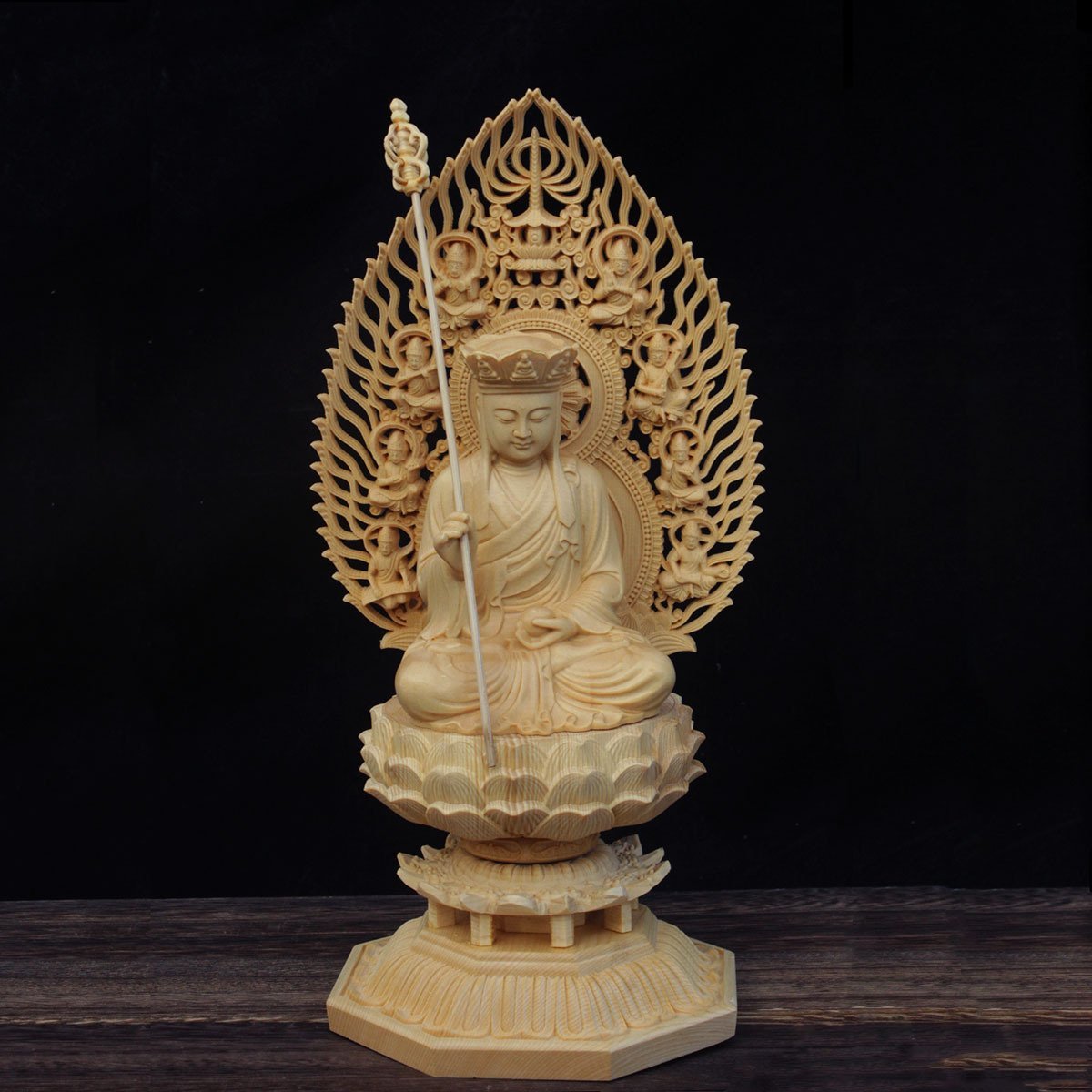 優れた品質 風水 高さ28.5cm 木製彫刻 置物 木彫り 仏像 仏壇仏像 地藏菩薩 開運 bnc04 天然桧木 開運 厄除け 祈る 仏具一般 優れた品質 風水 高さ28.5cm 木製彫刻 置物 木彫り 仏像 仏壇仏像 地藏菩薩 開運 bnc04 天然桧木 開運 厄除け 祈る 仏具一般