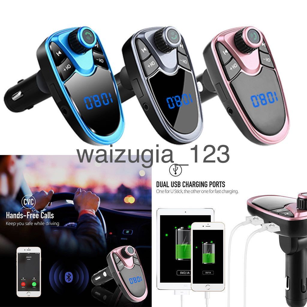 * limited amount! Bluetooth Fm transmitter wireless hands free MP3 music player 5V 2.1A USB charger FM [b36]