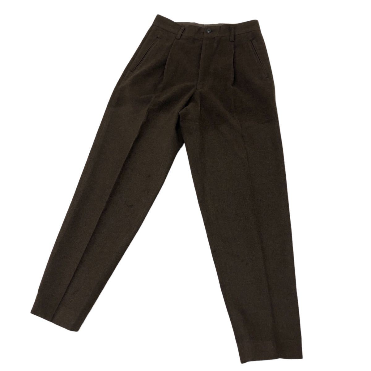 K105 80s 筆タグ ISSEY MIYAKE MEN イッセイミヤケ ウール スラックス