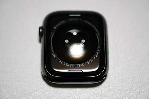 【美品】Apple Watch 7 グラファイトステンレススチール 45mm MKMR3J/A ミッドナイトスポーツバンド_画像5