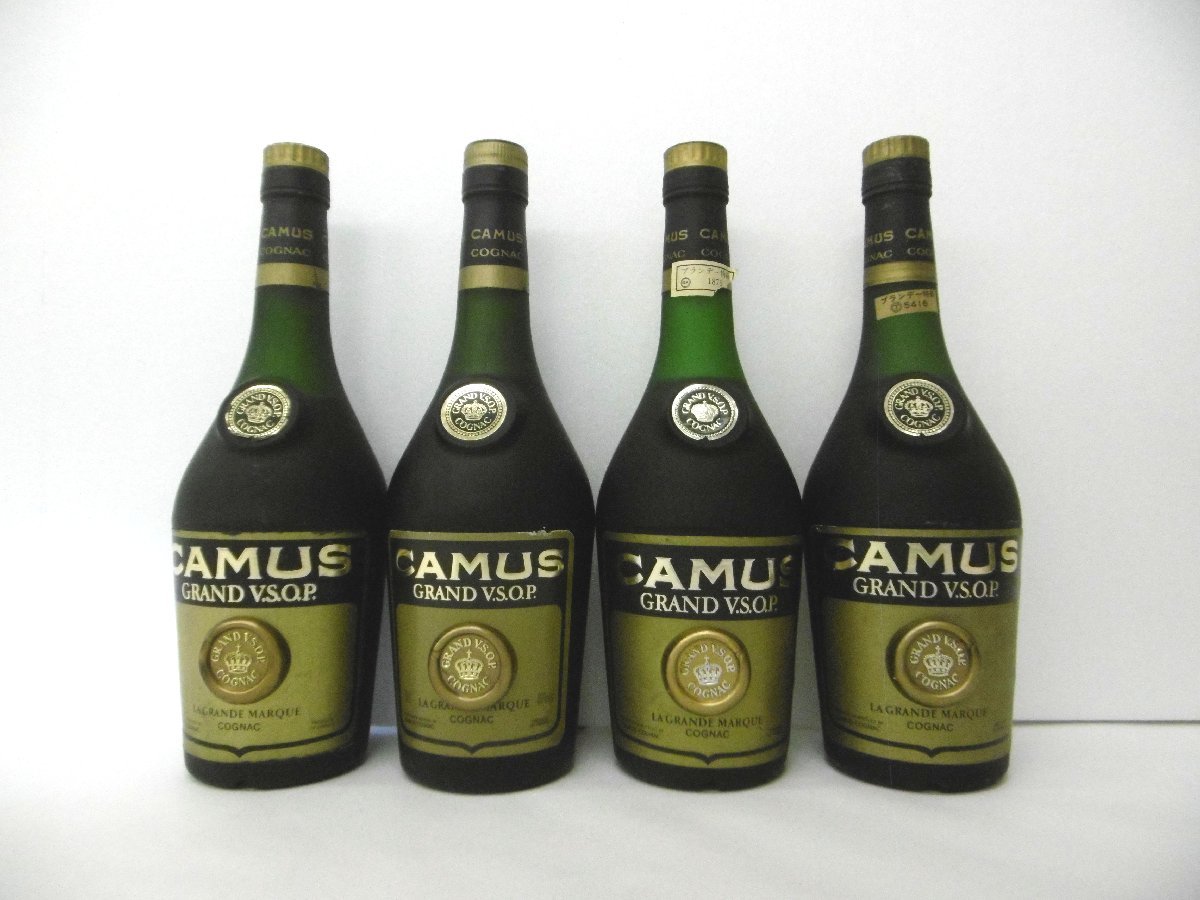 古酒 未開栓 4本セット CAMUS カミュ GRAND グランド VSOP グラン