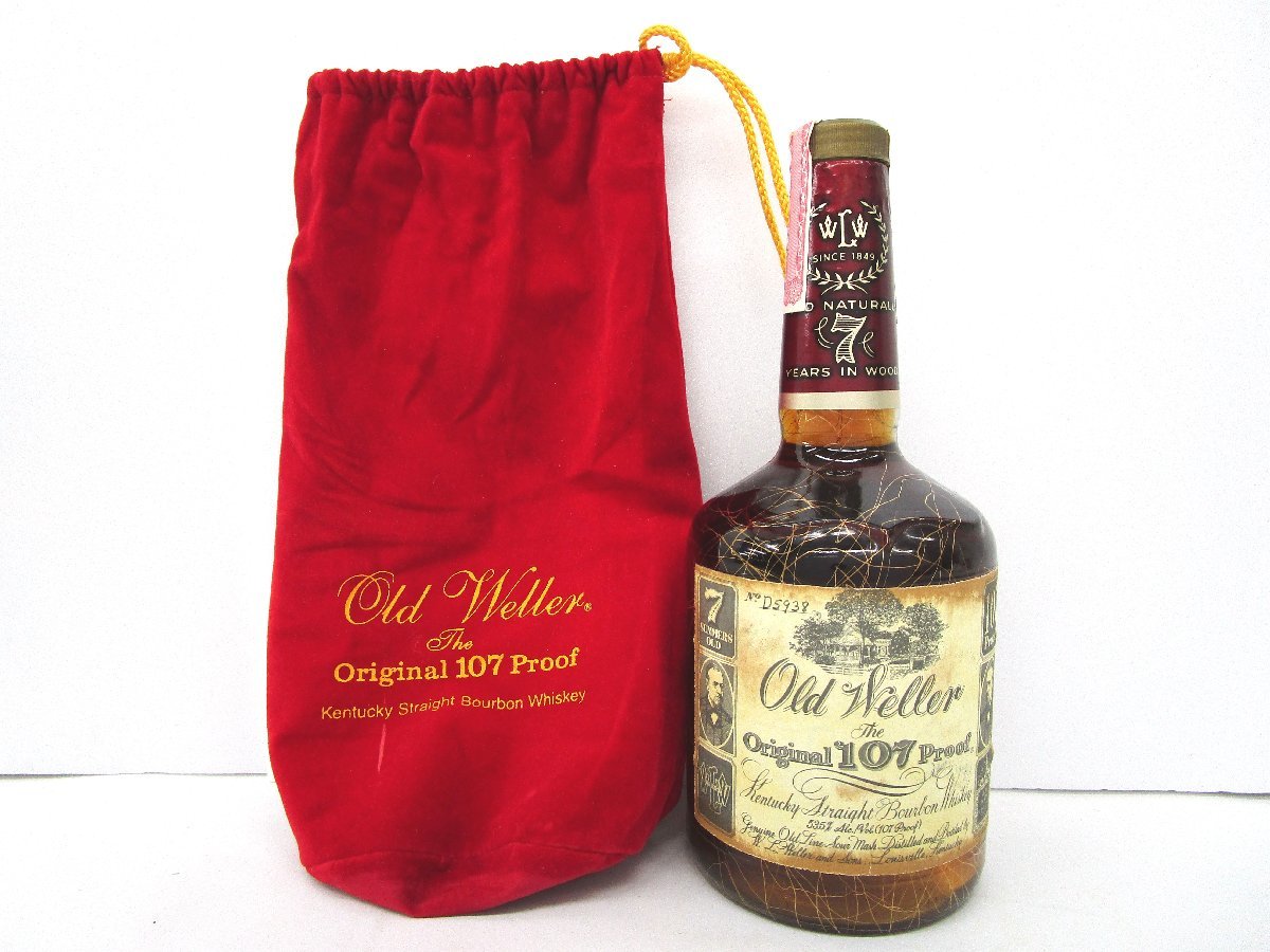古酒 未開栓 OLD Weller original 107 proof オールド ウェラー 古酒 未開栓 OLD Weller original 107 proof オールド ウェラー