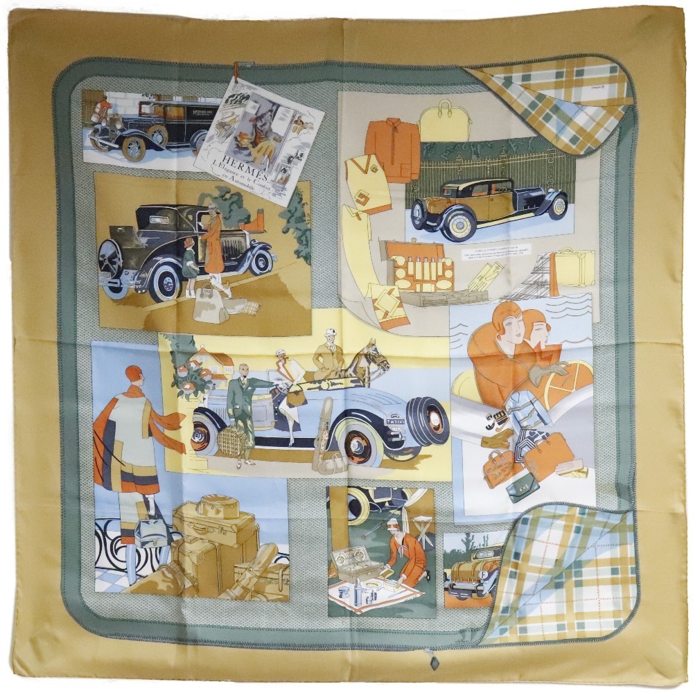 HERMES エルメス カレ90 L ELegance et le Confort en Automobile