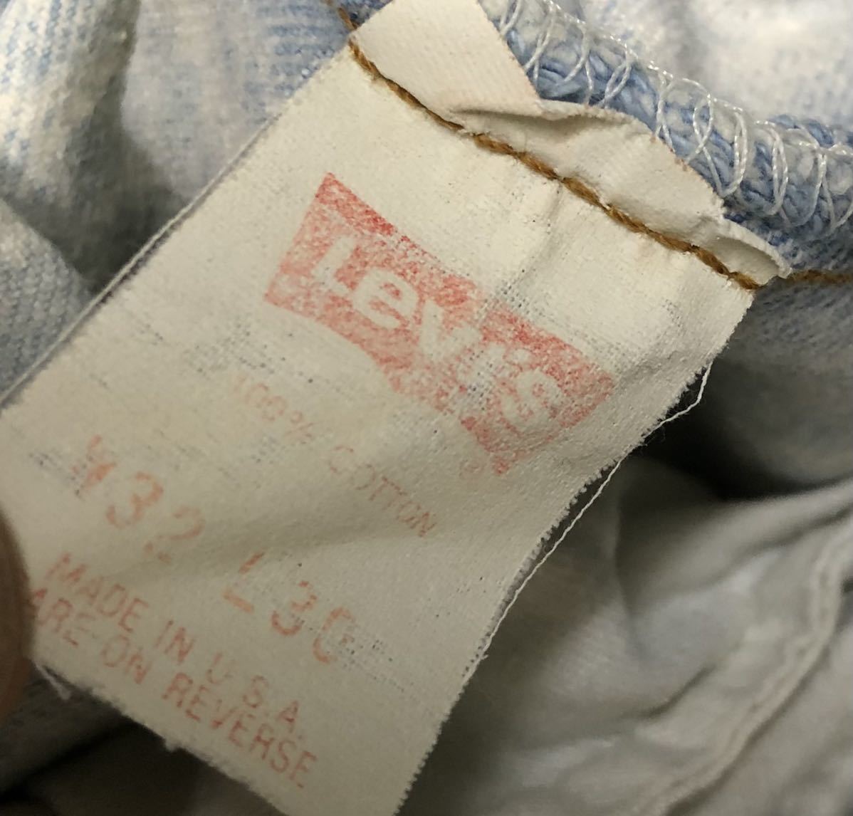 USA製 1980's Levi's 501 chemical Wash 32×30 ケミカルウォッシュ アシッド ブリーチ リーバイス デニム 505 550 560 90s ヴィンテージ