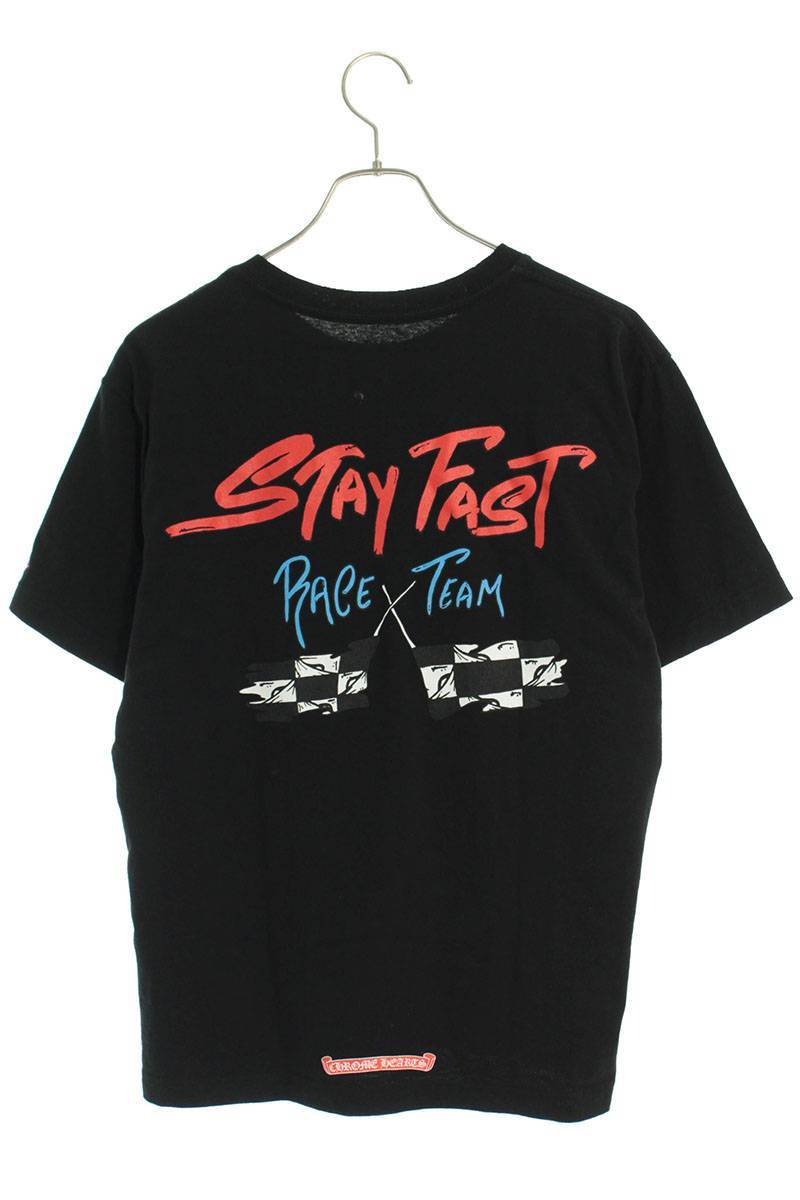 クロムハーツ Chrome Hearts PPO STAY FAST RACE TEAM T-SHRT サイズ:M