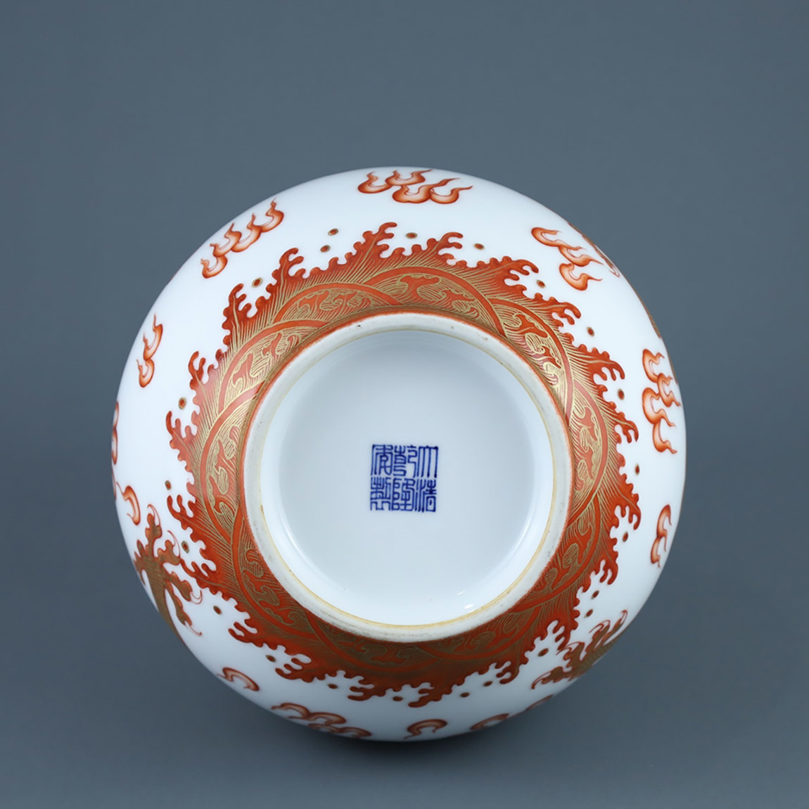 清後期 劉錦豊造 粉彩色絵花文皿(2客) 茶道具☆時代物