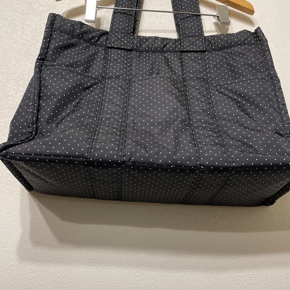  comparatively beautiful goods! rare Porter black beauty dot Boston bag tote bag Fujiwara hirosiPORTER polka dot BLACKbeauty Headporter 