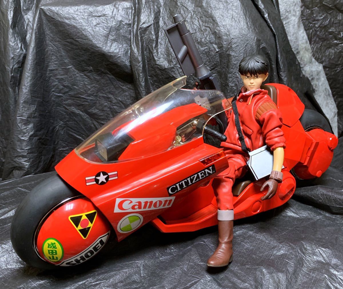 ポピニカ魂 AKIRA 1/6 金田のバイク & 金田正太郎 2体セット BANDAI BM