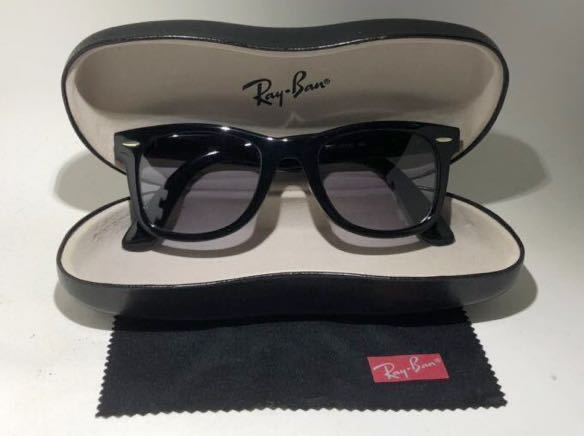 ☆美品 グレーレンズ☆ Ray-Ban RB5121F 2000 WAYFARER伊達眼鏡 *123