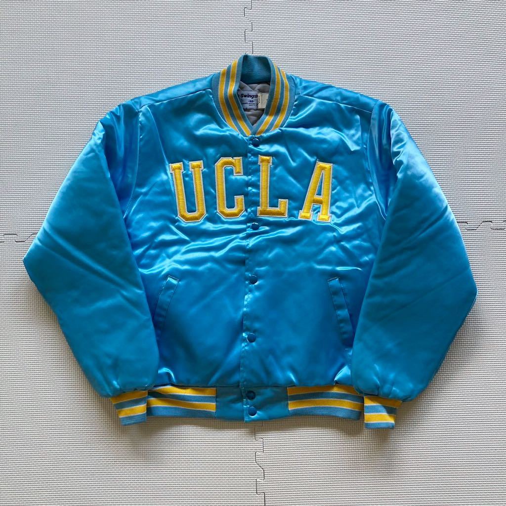 80´s Swingstar USA製 UCLA カレッジロゴ ナイロン スタジャン