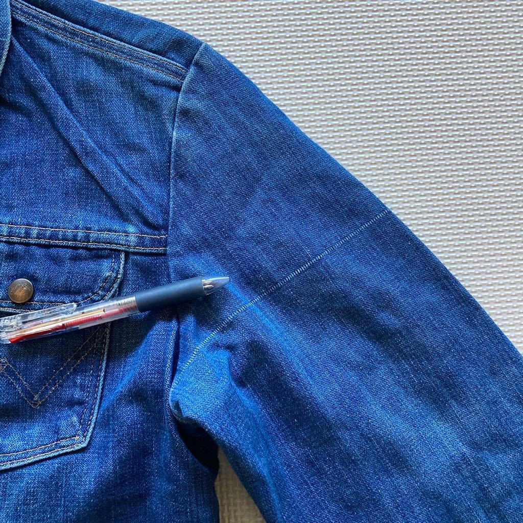 70's VINTAGE!! Wrangler ラングラー NO-FAULT DENIMS ジージャン デニムジャケット の画像7