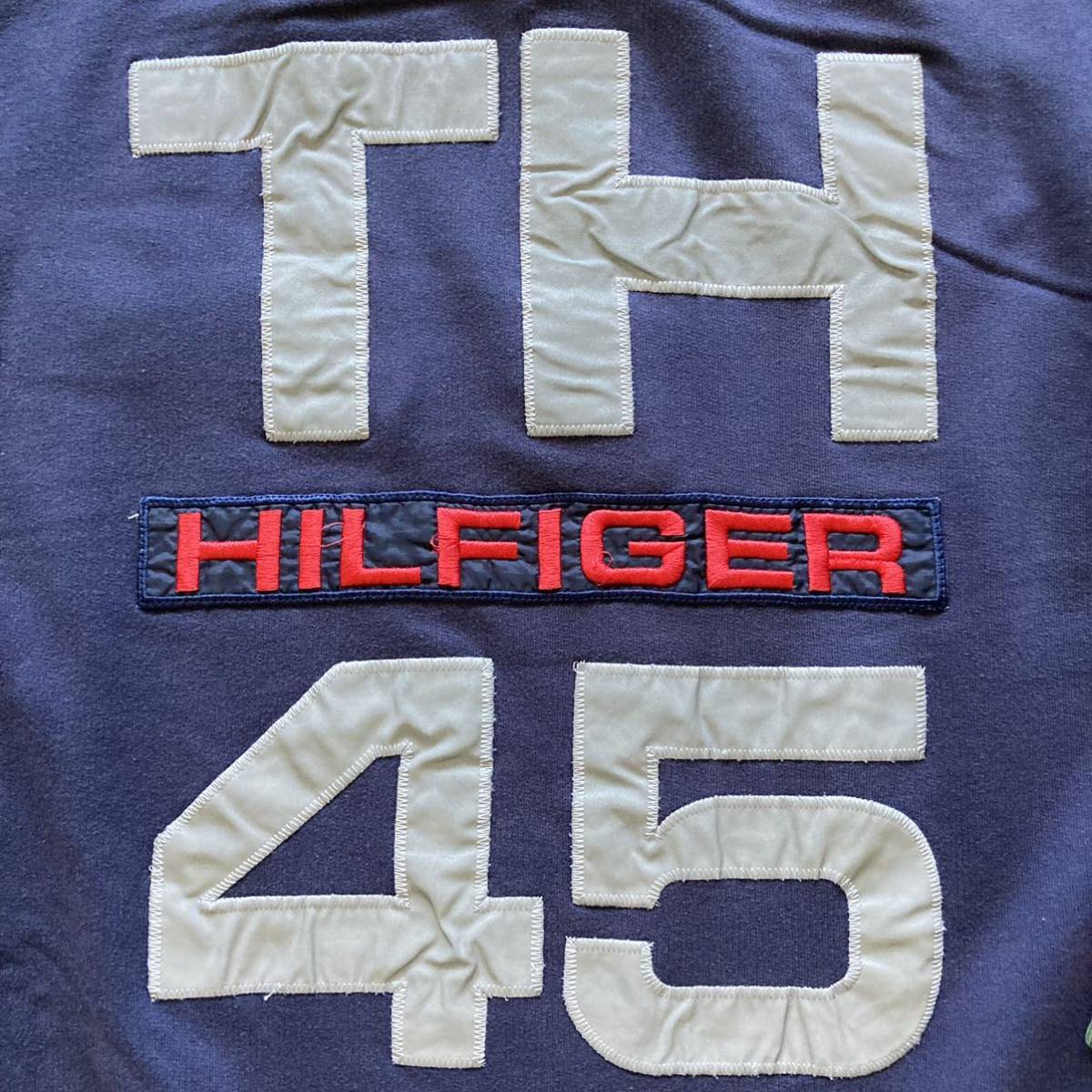90's TOMMY HILFIGER トミーヒルフィガー SAILING GEAR セイリングギア スウェット トレーナー XL_画像4