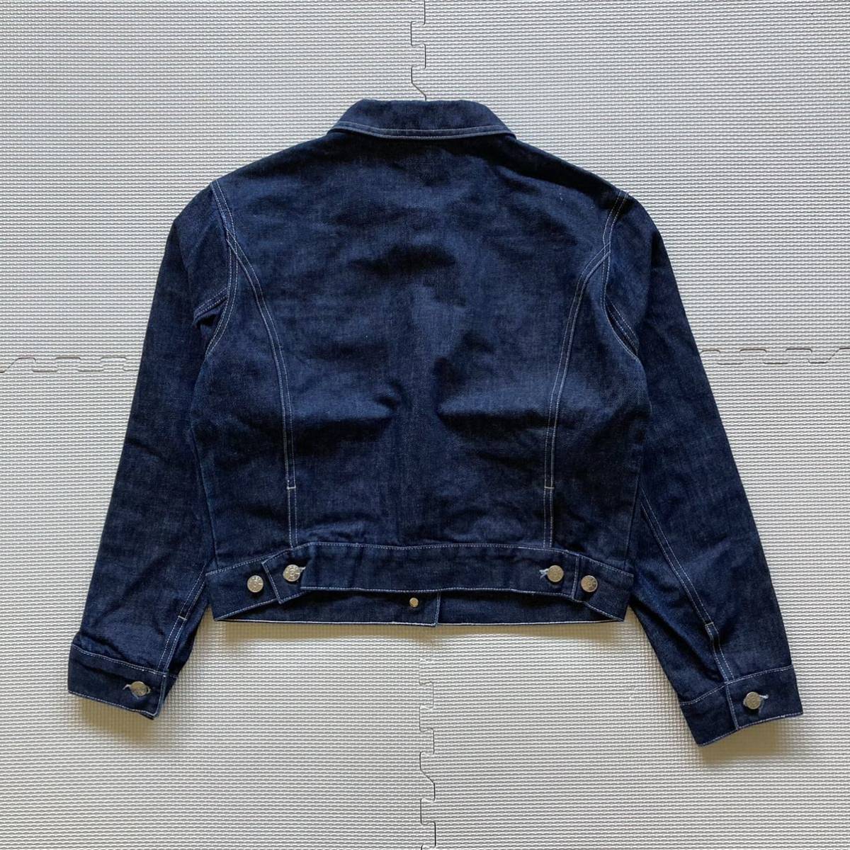 AGNES B Agnes .- France made Denim jacket denim jacket lady's 3 dark blue beautiful goods 