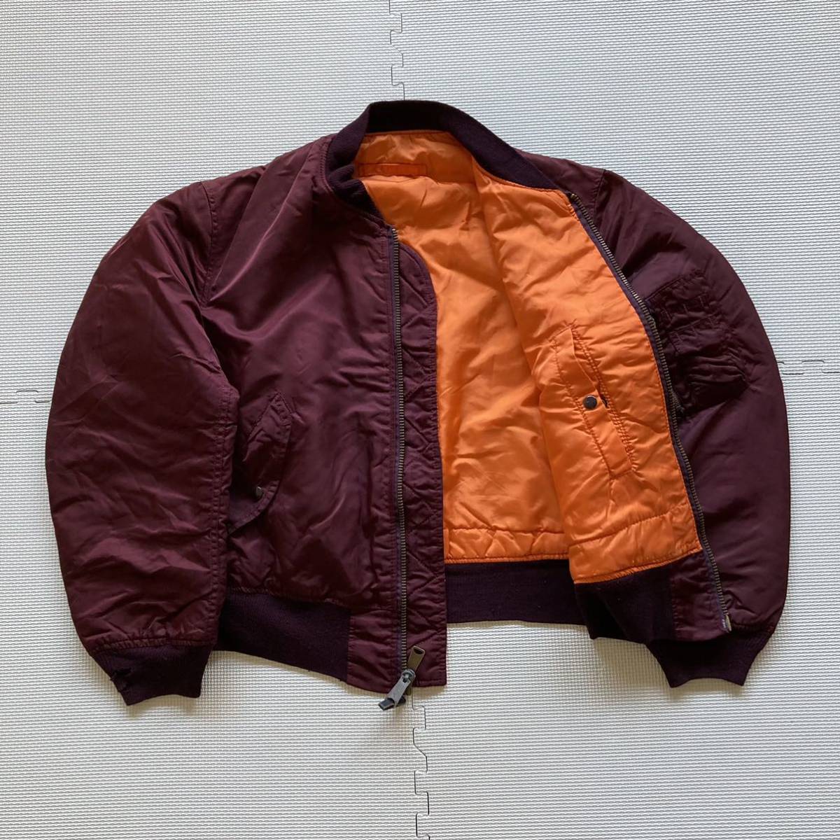 ✨88~92年製✨ (M) ALPHA MA-1 USA 80s ワインレッド i-img1200x1200-