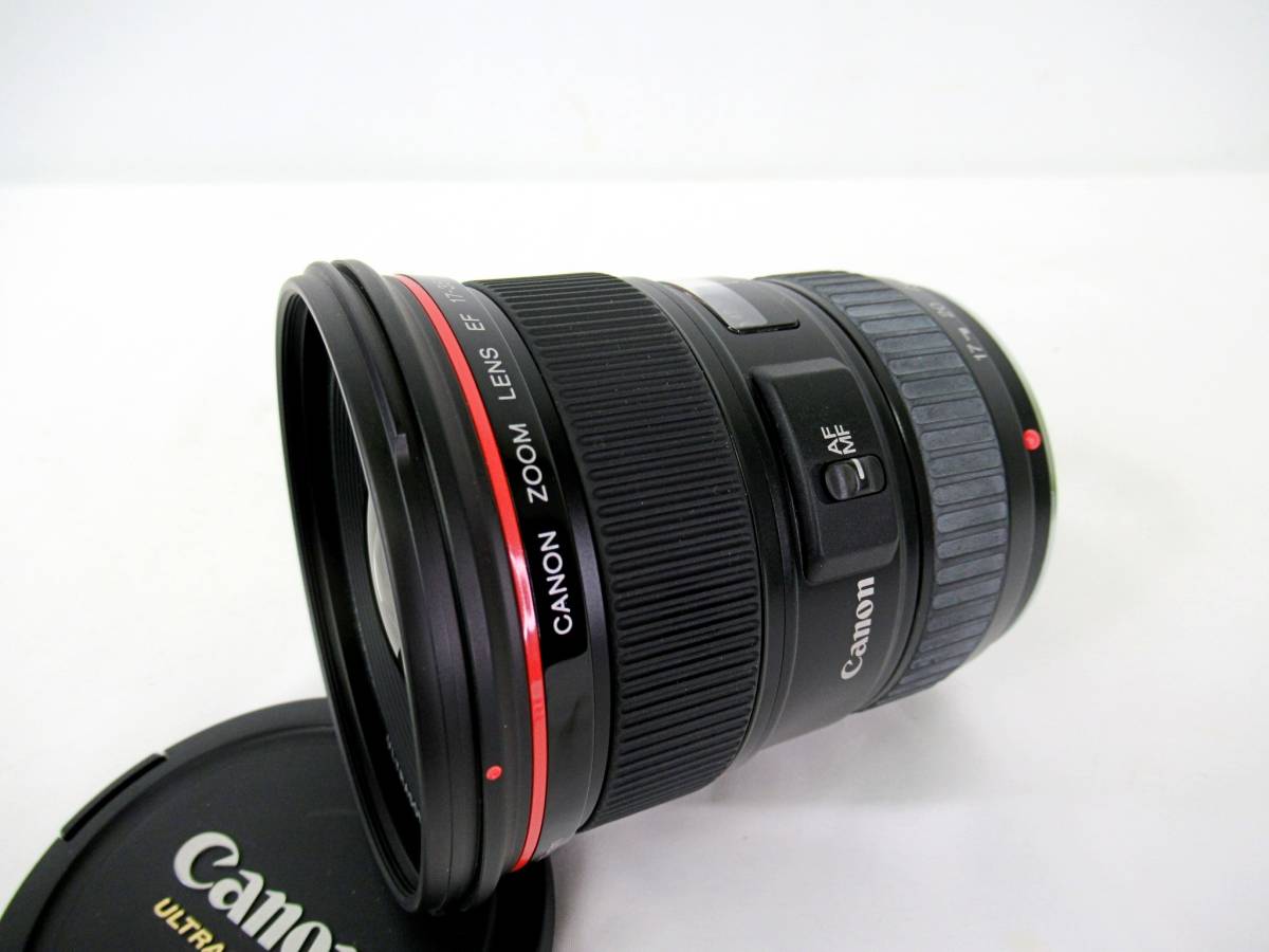 P1-3【】⑤ Canon キヤノン ズームレンズ EF17-35mm F2.8L USM 前後