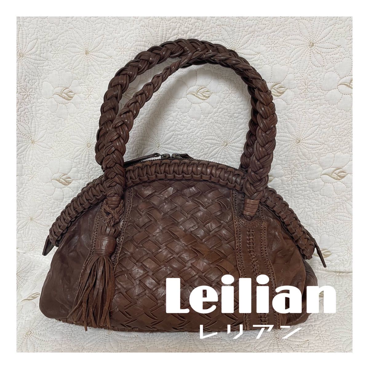 レリアン Leilian レザー ハンドバッグ|PayPayフリマ