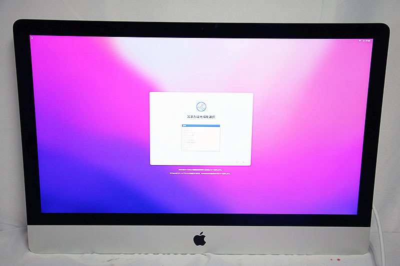 本物の Retina iMac Apple 5K 中古並品 VESAマウントアダプタ搭載モデル i7/40GB/2.12TB 4.2GHz 2017 27-inch iMac