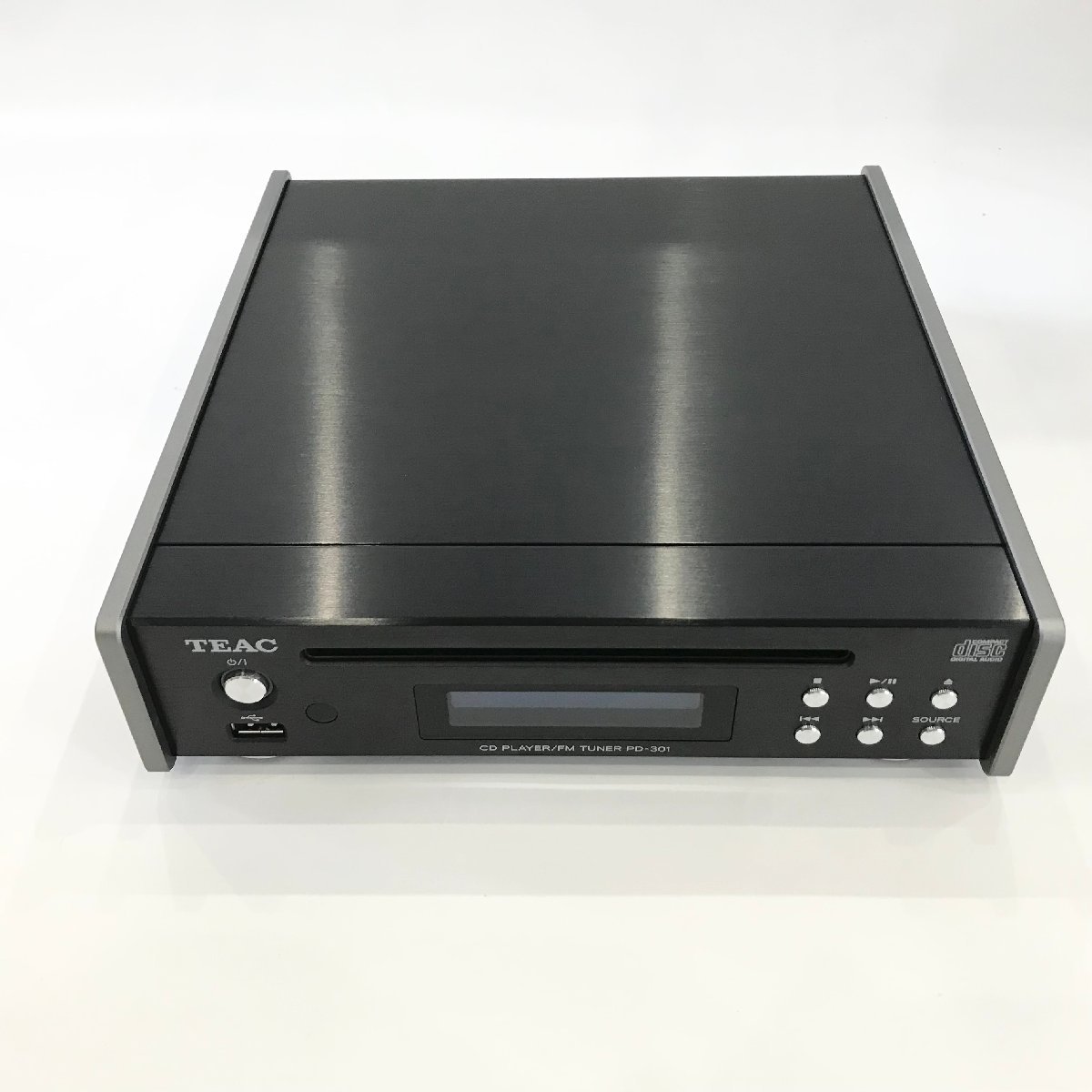 大特価放出! ティアック CDプレーヤー FMチューナー シルバー PD-301