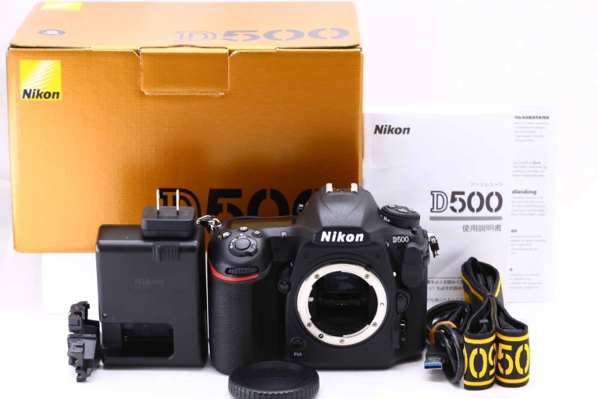 ☆特上良品☆ ニコン Nikon D500 ボディ ☆元箱・付属品付き☆ #6938