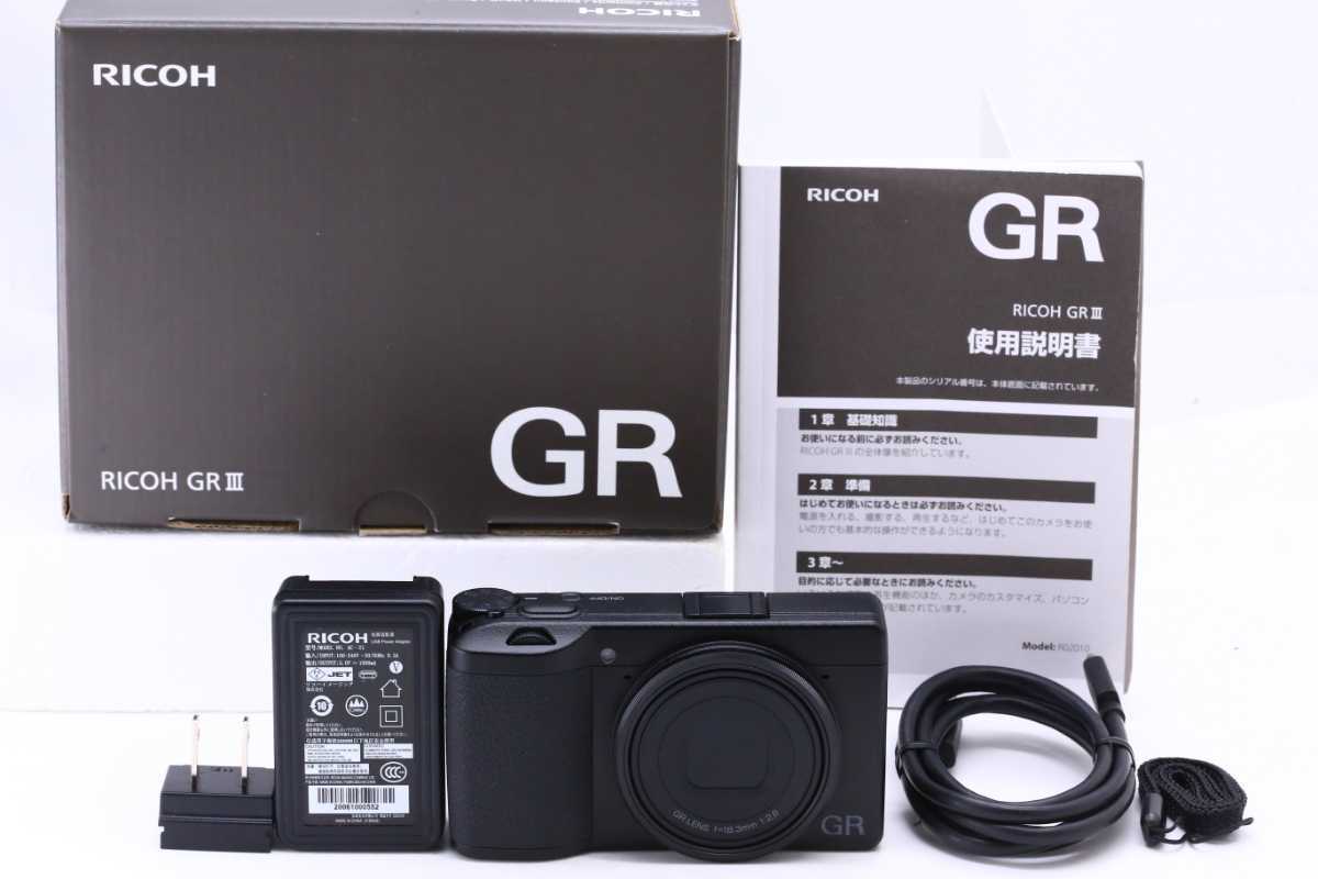 美品 RICOH GRIII GR3リコー-