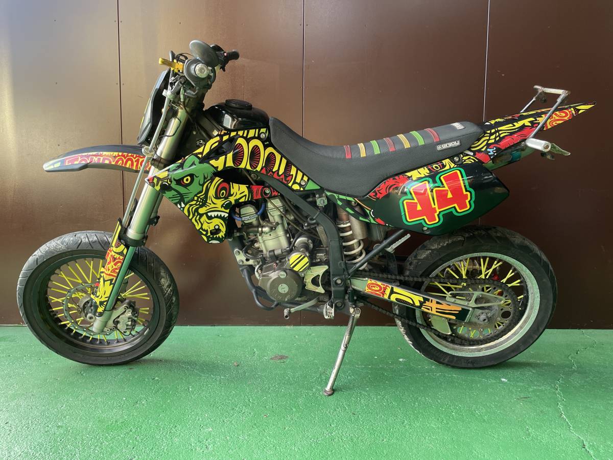 動画あり KAWASAKI カワサキ◇Dトラッカー250 LX250E カスタム 実働車