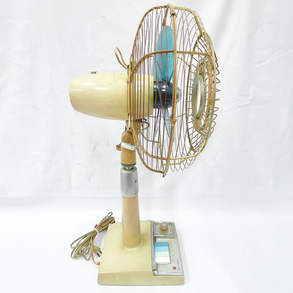 SALE/91%OFF】 動作確認済み ナショナル 2重 首振 扇風機 元箱付き
