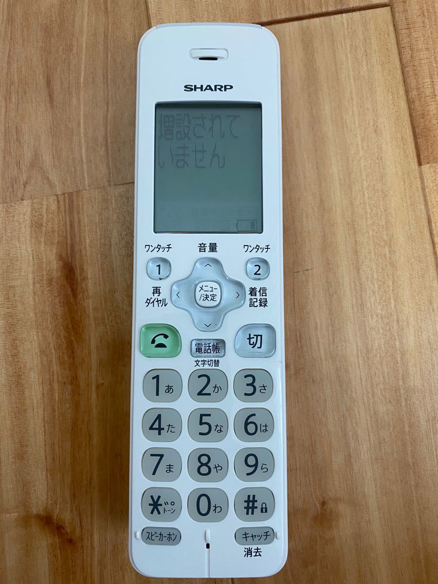 SHARP シャープ 美品 JD-KT512(JD-KT510 同等品) 子機 SHARP シャープ 美品 JD-KT512(JD-KT510 同等品) 子機