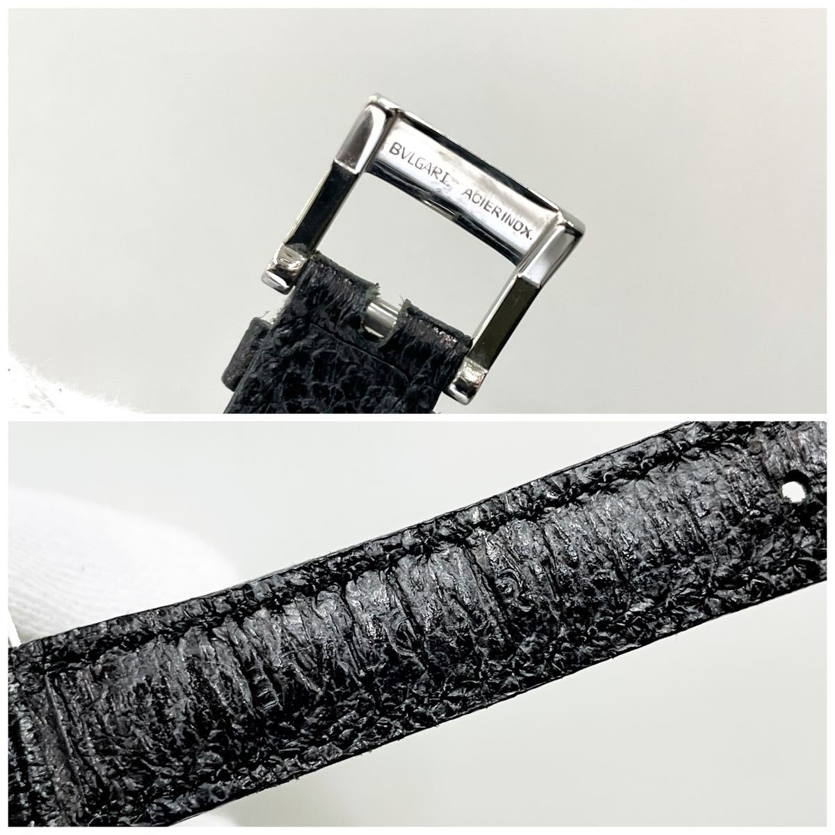 BVLGARI☆クアドラード/黒文字盤/クォーツ/腕時計 | noonanwaste.com