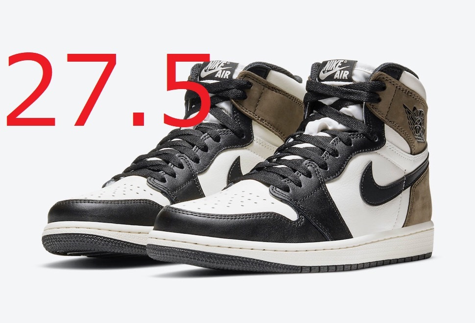 NIKE AIR JORDAN 1 RETRO HIGH OG DARK MOCHA BLACK 27.5cm ナイキ