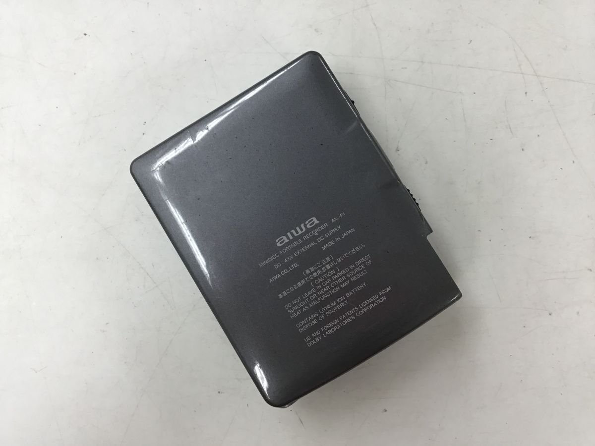 AIWA AM-F1 アイワ ポータブルMDプレーヤー◇ジャンク品 [4542W