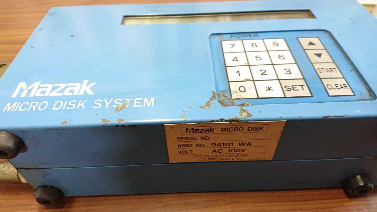 希少】Mazak MICRO DISK SYSTEM ヤマザキマザック マイクロ 希少】Mazak MICRO DISK SYSTEM ヤマザキマザック マイクロ