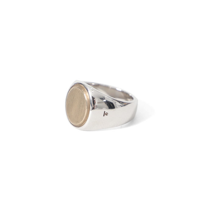  outlet TOMWOOD Tom wood Oval Gold Top oval Gold top ring ring 60 gold men's 