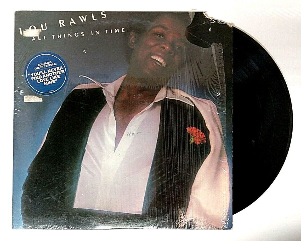 Lou Rawls - All Things In 時間 / - Vinyl 12" 33 RPM VG 海外 即決