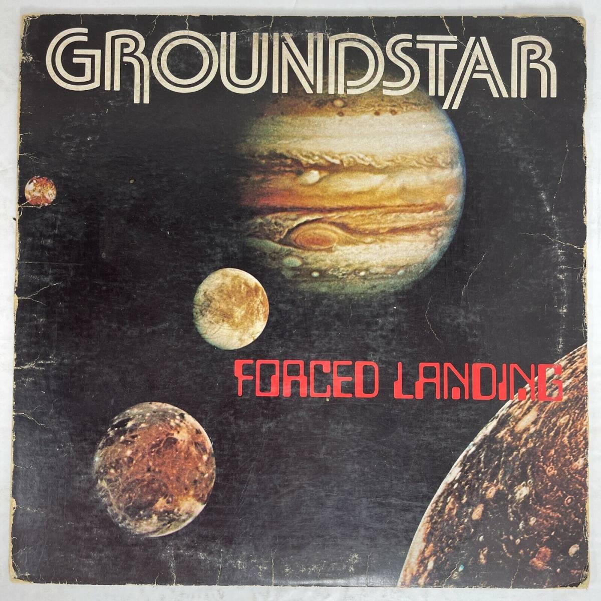 Groundstar Forced Landing Vinyl, LP 1980 Stellar Records SR 2549 海外 即決