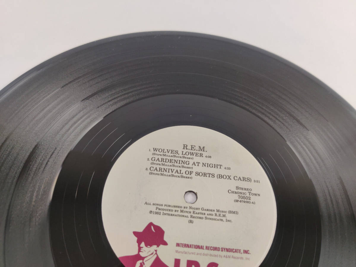 R.E.M. - Chronic Town - 1st Press Vinyl EP I.R.S. Records 1982 SP-70502 / 海外 即決 - 6