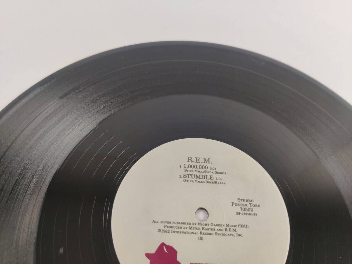 R.E.M. - Chronic Town - 1st Press Vinyl EP I.R.S. Records 1982 SP-70502 / 海外 即決 - 8