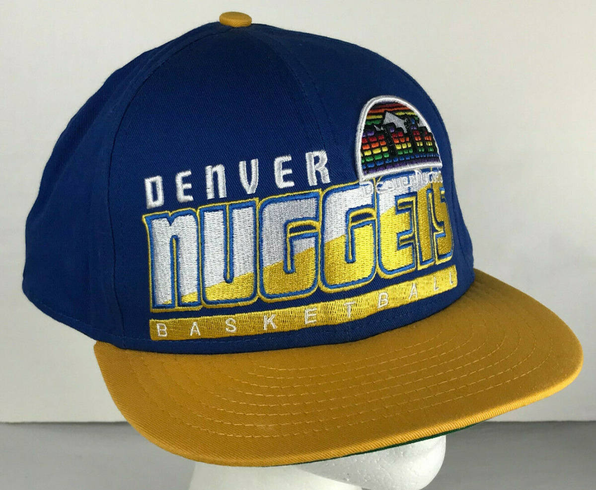Denver Nuggets Basketball ~ New Era Hardwood Classics ~ Blue NBA SnapBack Hat 海外 即決