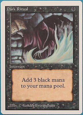 Dark Ritual Unlimited NM Black Common MAGIC GATHERING CARD (ID# 316800) ABUGames 海外 即決