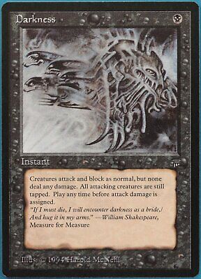 Darkness Legends MINT Black Common MAGIC GATHERING CARD (ID# 322829) ABUGames 海外 即決