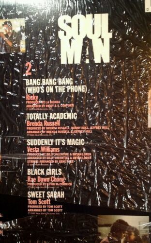 ソウル MAN Soundtrack Vinyl LP RARE MINT プロモ 新品未開封 SS Sly Stone Lou Reed 1986 海外 即決 5