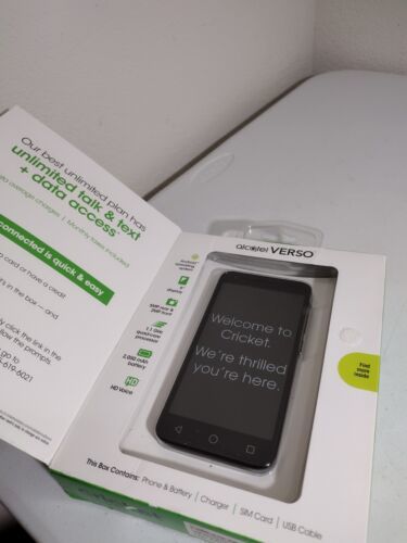 CricketWireless Alcatel Verso Smartphone New Sealed 海外 即決 - 3