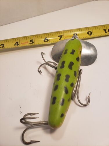 Arbogast Musky Jitterbug In Frog Pattern Fishing Lure 海外 即決 - スキル、知識