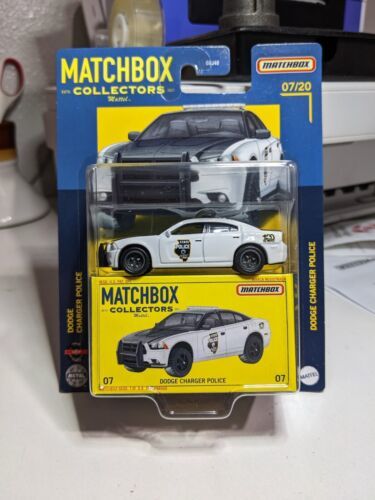 MATCHBOX 2022: MATCHBOX COLLECTORS*DODGE CHARGER POLICE, Illinois State Police! 海外 即決