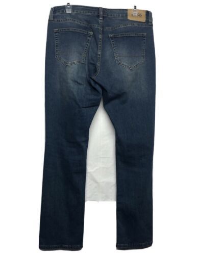 IZOD Men’s Comfort Stretch Straight Fit Dark Blue Wash Jeans Size 32X32 海外 即決 - 1