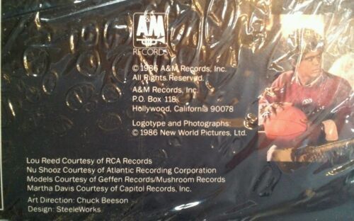 ソウル MAN Soundtrack Vinyl LP RARE MINT プロモ 新品未開封 SS Sly Stone Lou Reed 1986 海外 即決 6