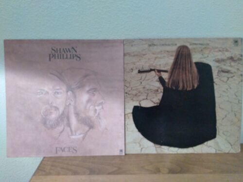 Shawn Phillips Lot of 2 LP Records NM/NM: Faces and Second Contribution, A&M 海外 即決