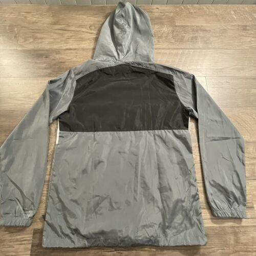 Men'S Solid Color Full Zip Jacket Hooded Lightweight Athletic