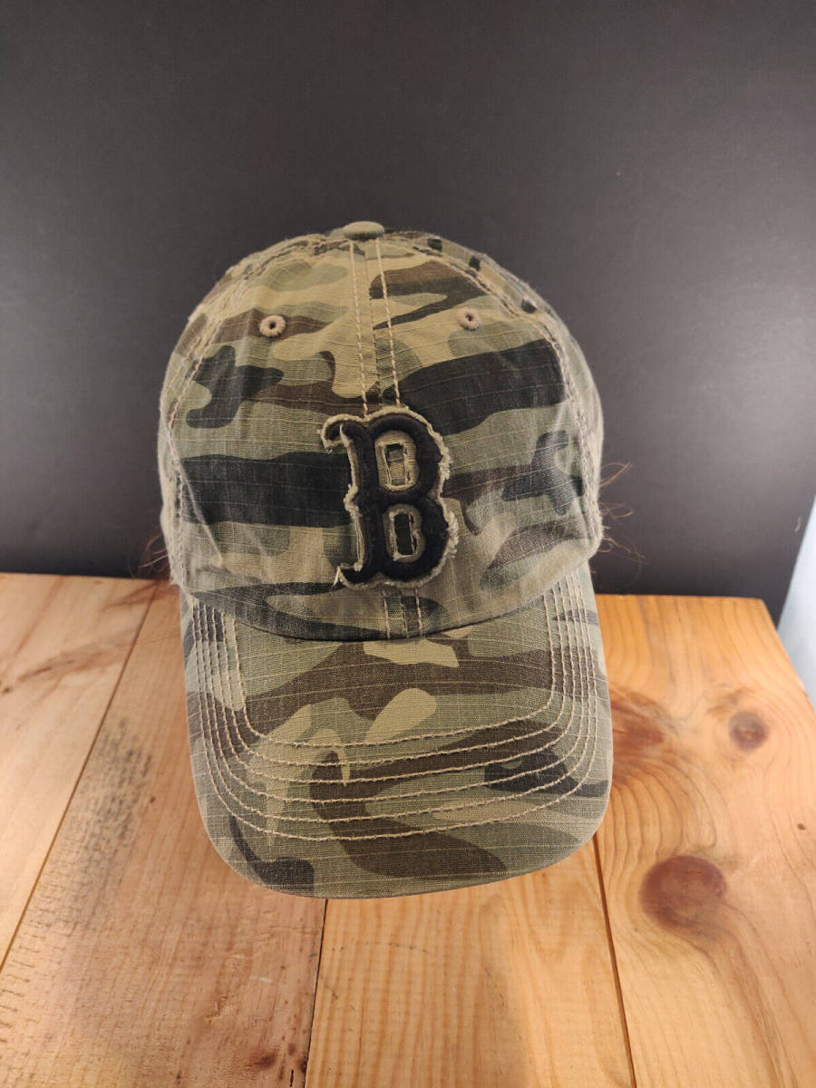 BOSTON RED SOX Large Fitted CAMO Baseball Hat '47 TWINS 海外 即決
