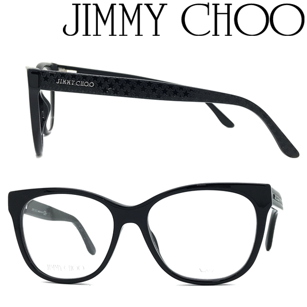 JIMMY CHOO メガネフレーム ジミーチュウ ブランド ブラック 眼鏡 00JC-201-807